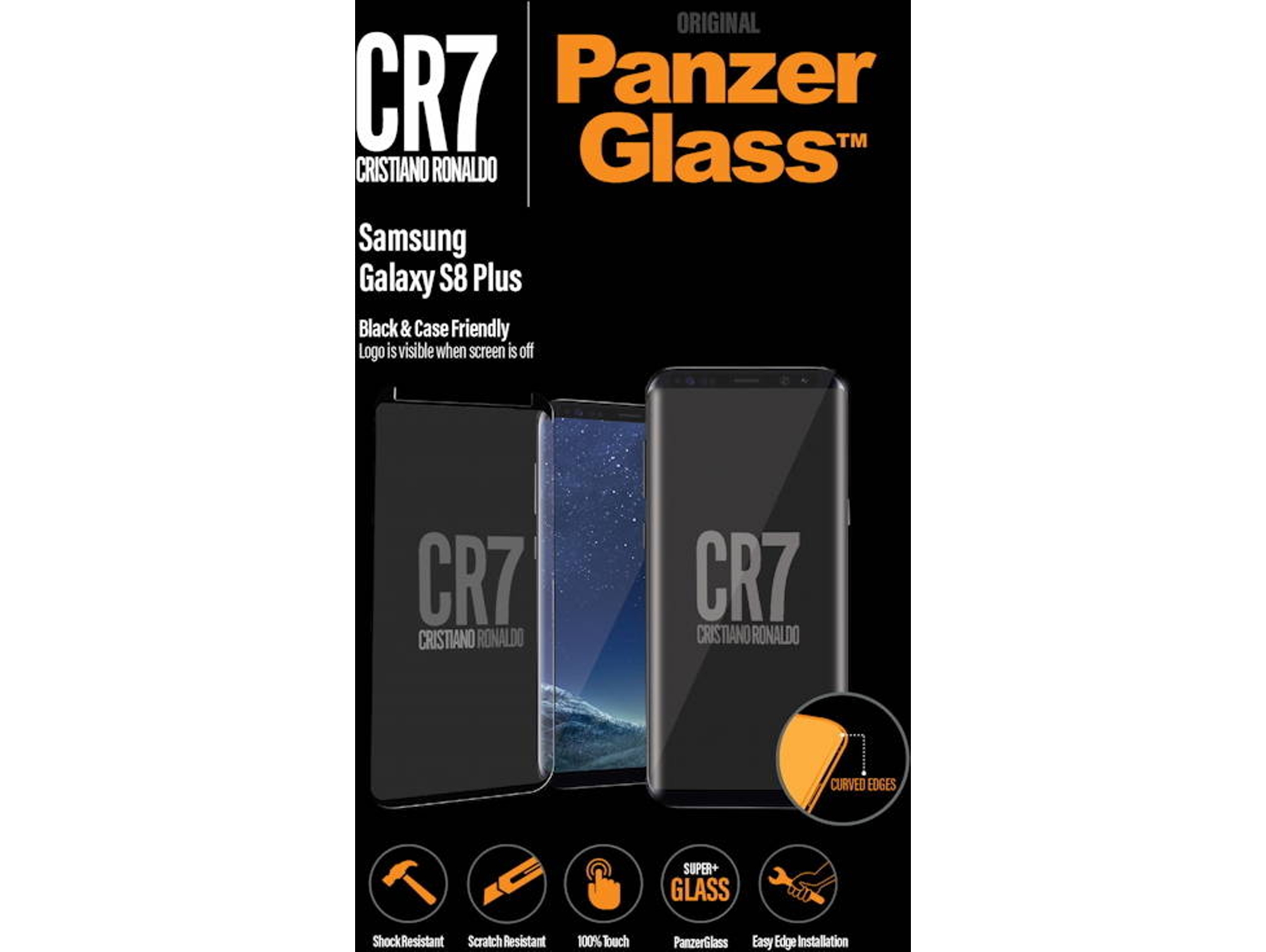 Protector de Pantalla Samsung Galaxy S8+ PANZERGLASS CR7