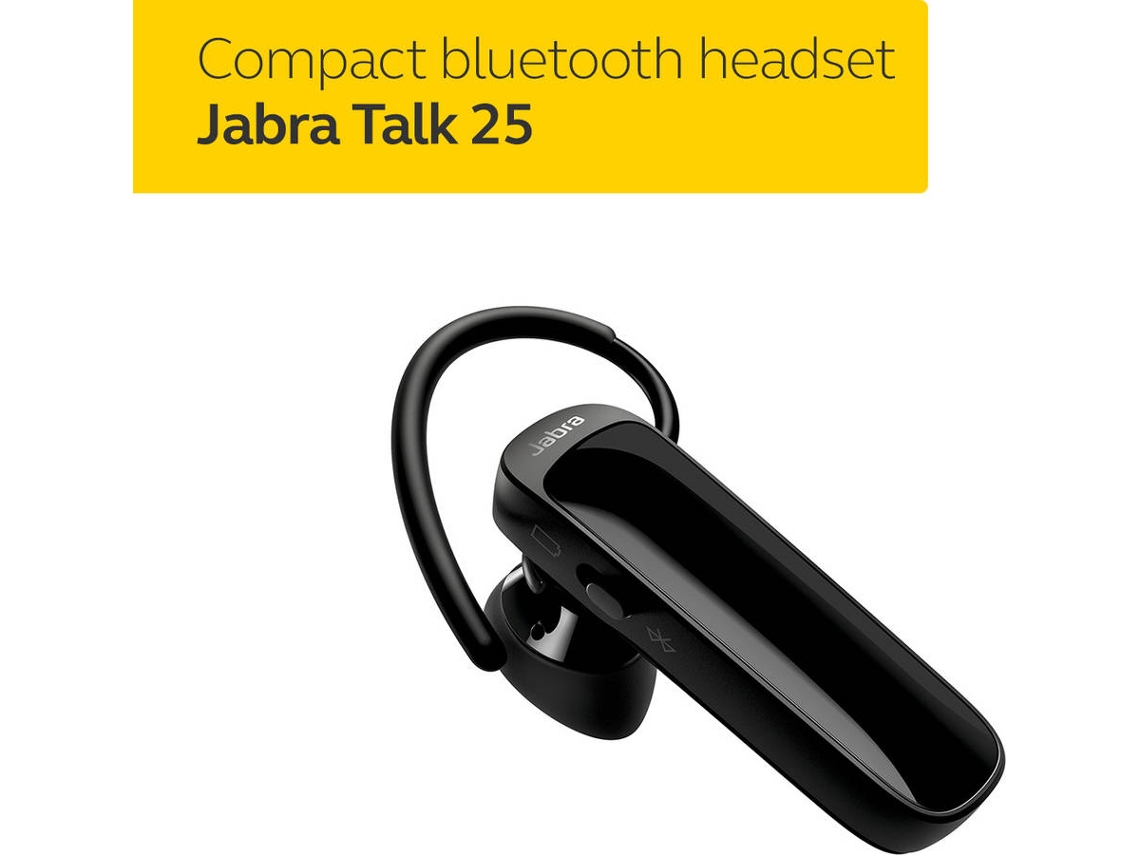 Kit Manos Libres JABRA Jatalk25 (Micrófono - Negro) | Worten Canarias