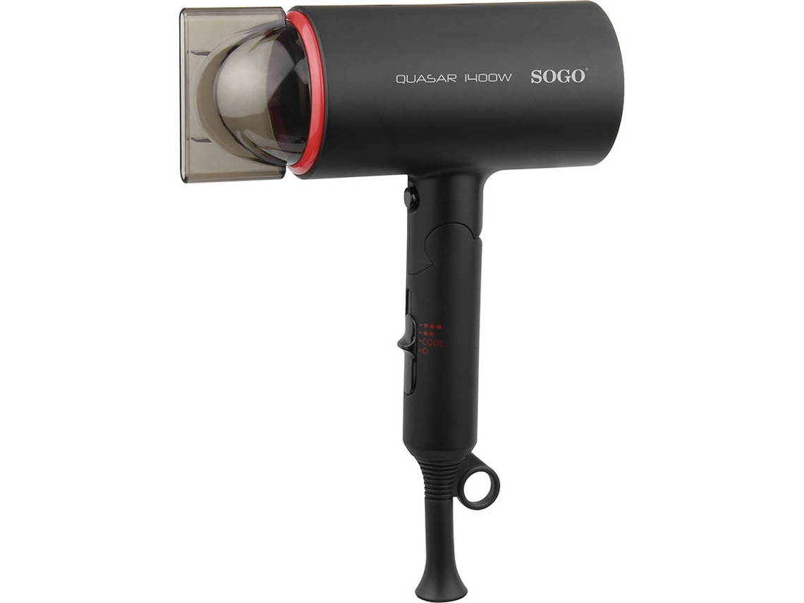 Secador de Pelo SOGO SEC-SS-3680 (1400W - Negro)
