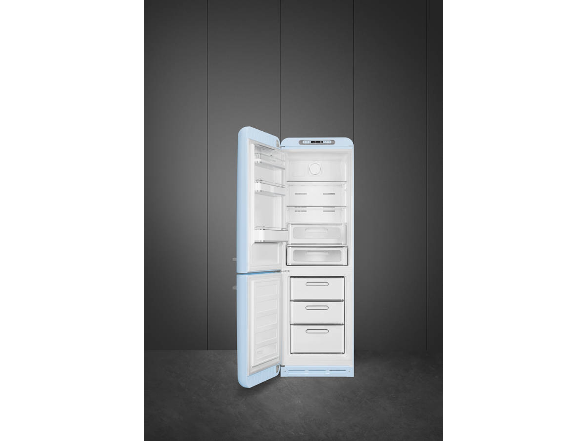 Frigorífico Combi SMEG FAB32LPB3 (No Frost - 196.8 cm - 331 L - Azul)
