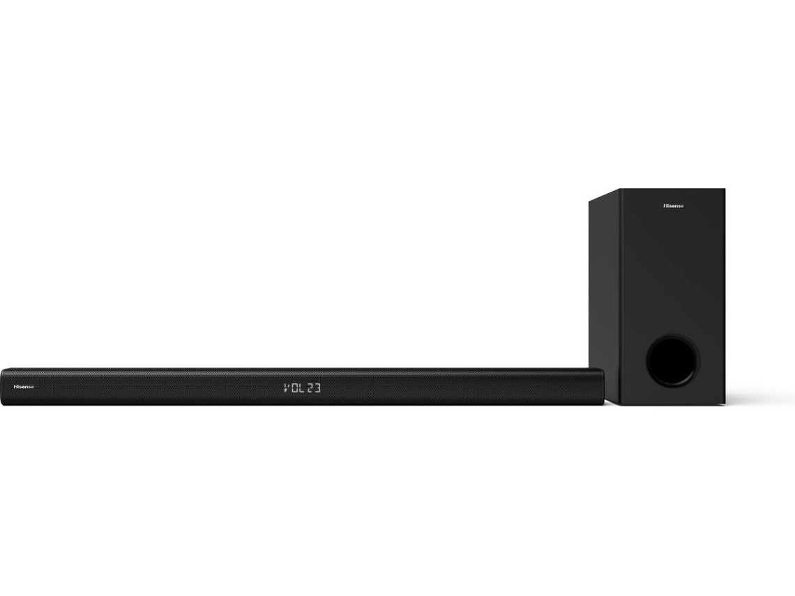 Barra de sonido HISENSE HS218 (2.1 - 200W - Subwoofer Inalámbrico)