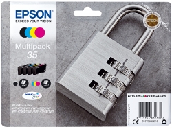 Pack ahorro cartuchos de tinta original EPSON 35, Candado, C13T35864010, T3586