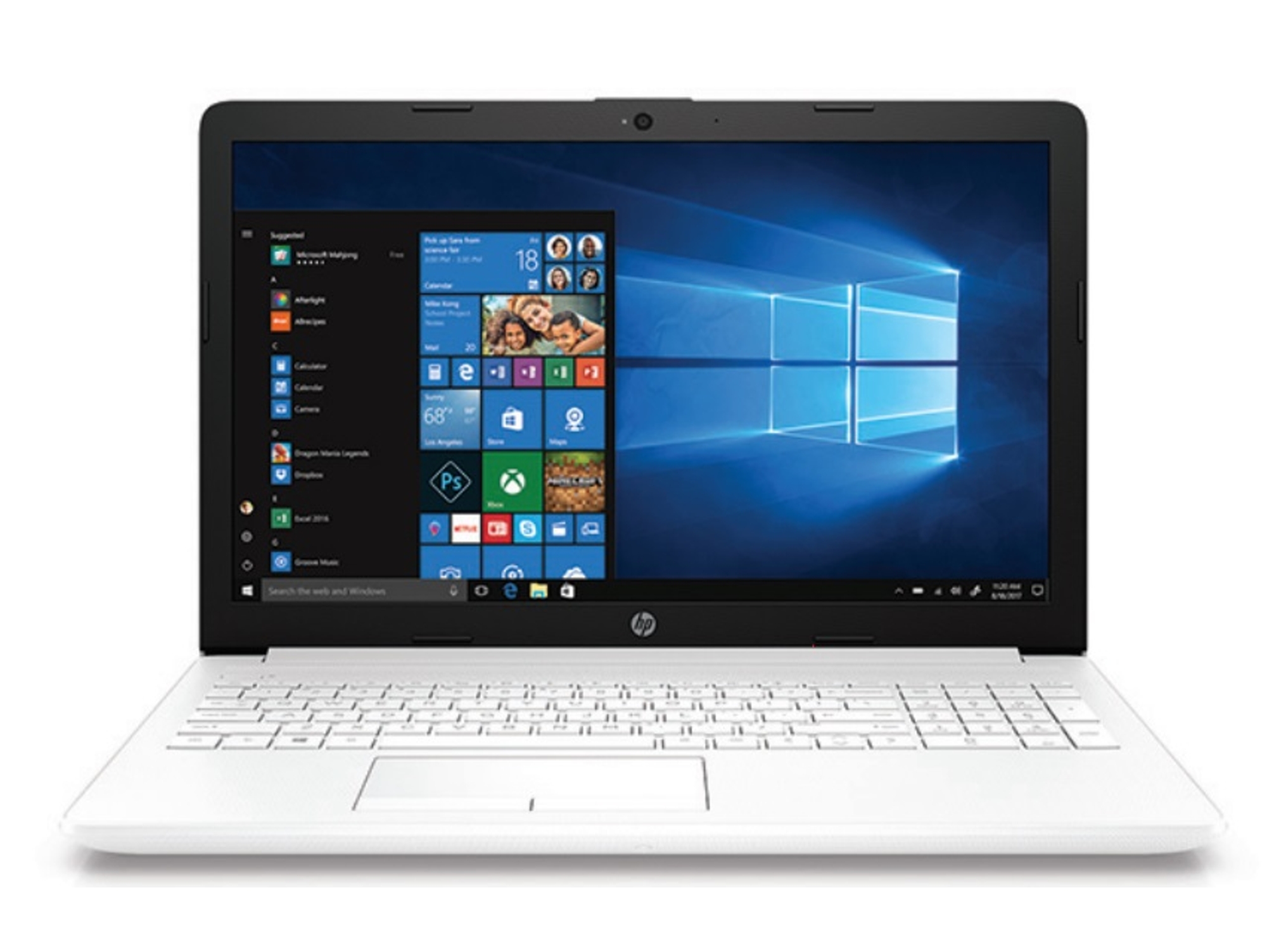 Portátil HP DA0090NS (15.6'' - Intel Core i3-7020U - RAM: 4 GB - 1 TB HDD - Intel HD 620)