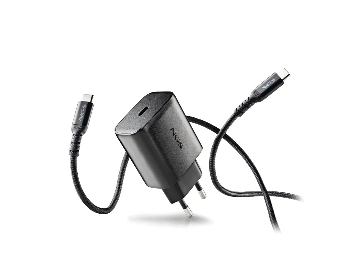 Cargador de Dispositivos Móviles NGS BUD (45 W-C - Negro)