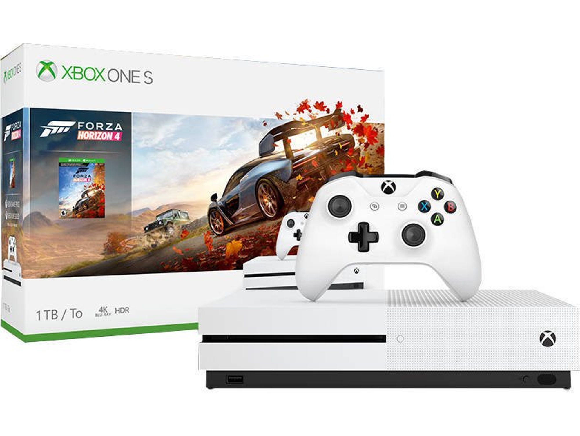 Consola Xbox One S 1 TB + juego Forza Horizon 4 (Caja Abierta)