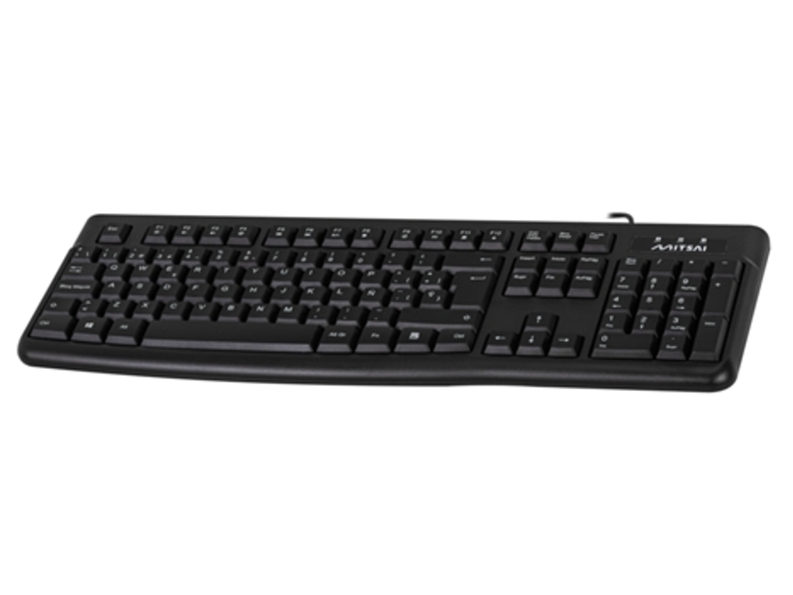 Teclado MITSAI Essential Q101 (USB - Layout Español - Negro)
