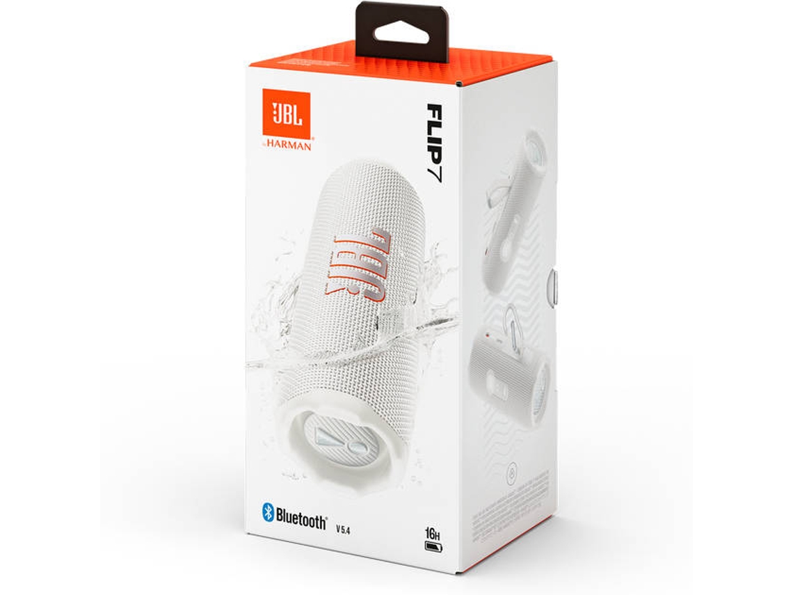 JBL FLIP7 ワイヤレススピーカー ホワイト Altavoz Bluetooth JBL Flip7 (Blanco) | Worten Canarias