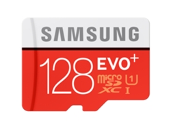 Tarjeta de Memoria Micro SD SAMSUNG  EVO+128GB 90MB/S