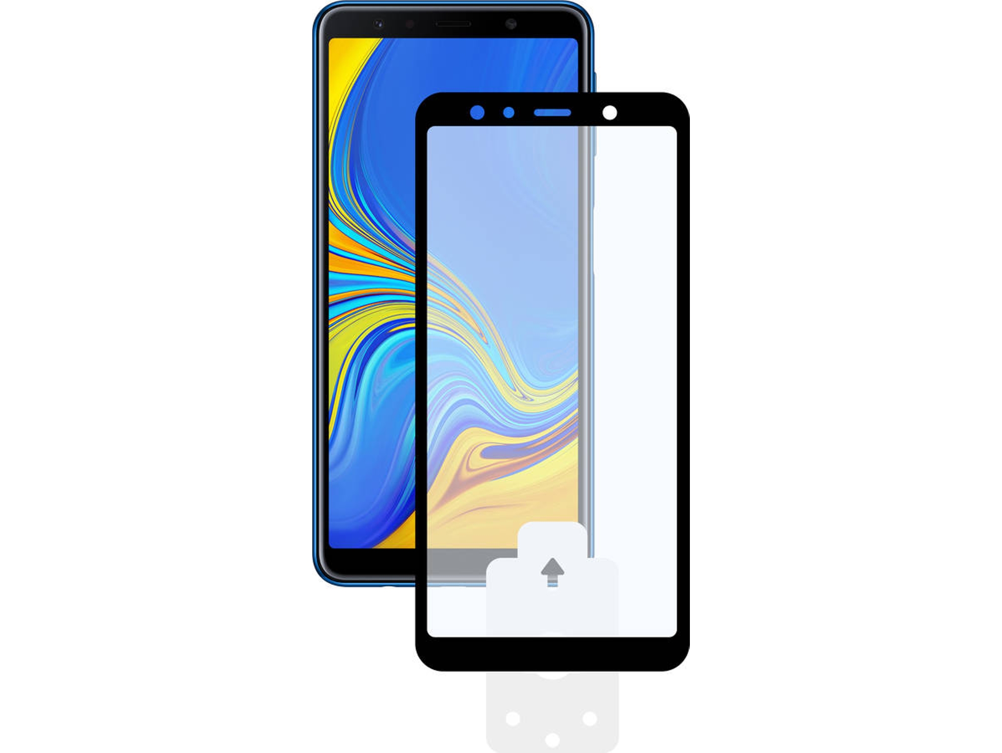 Protector de pantalla de Vidrio KSIX Galaxy A7 2018