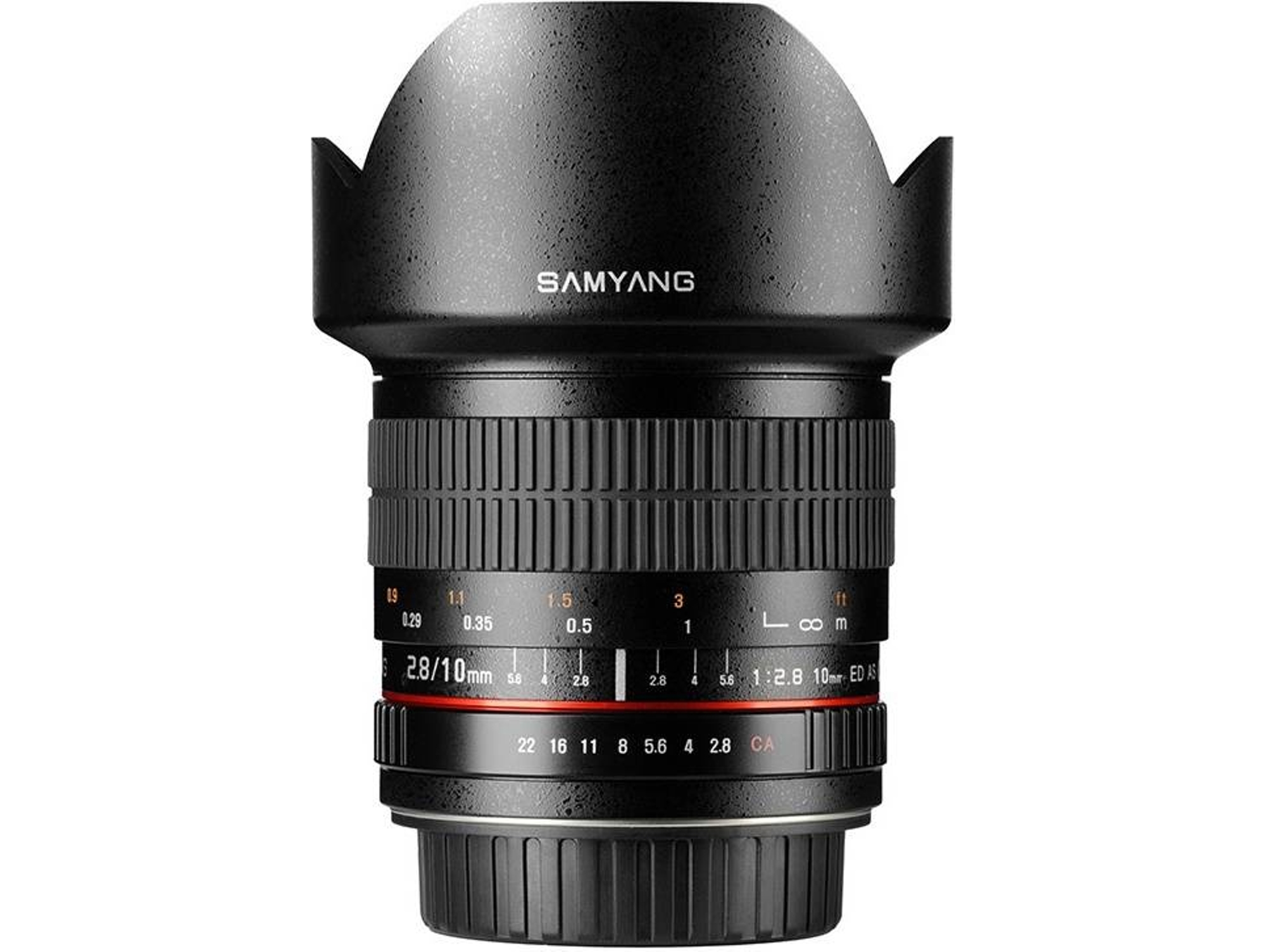 Objetivo SAMYANG 10mm F2.8 Ed As Cs M (Encaje: Canon EF-M - Apertura: f/2.8 - f/22)