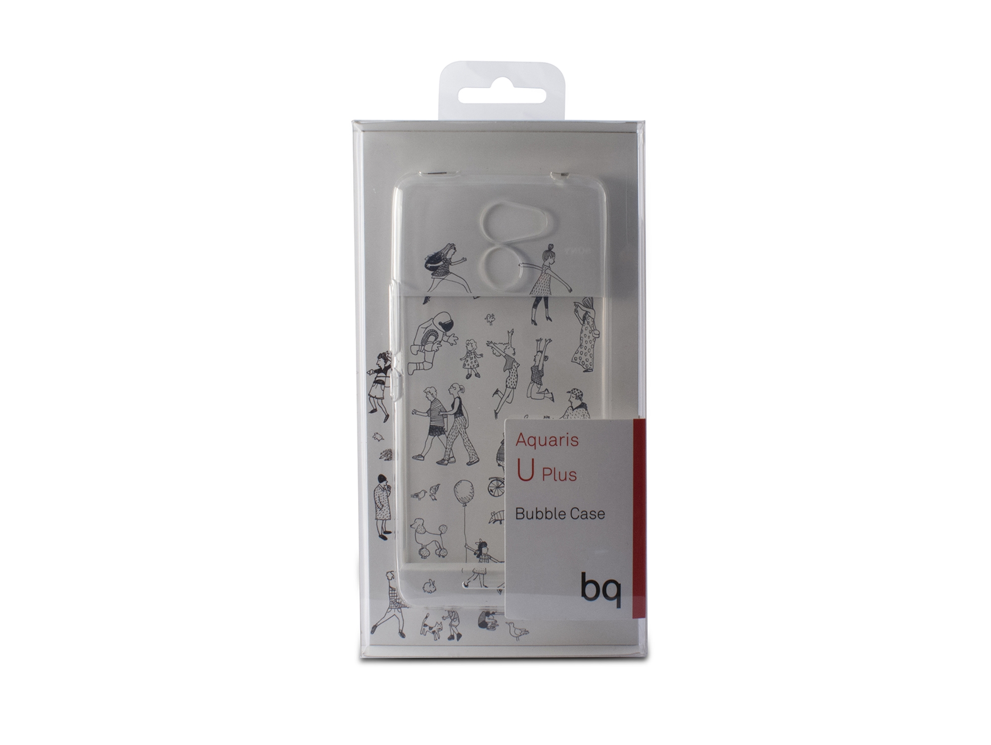 Carcasa BQ Aquaris U Plus Slim Transparente