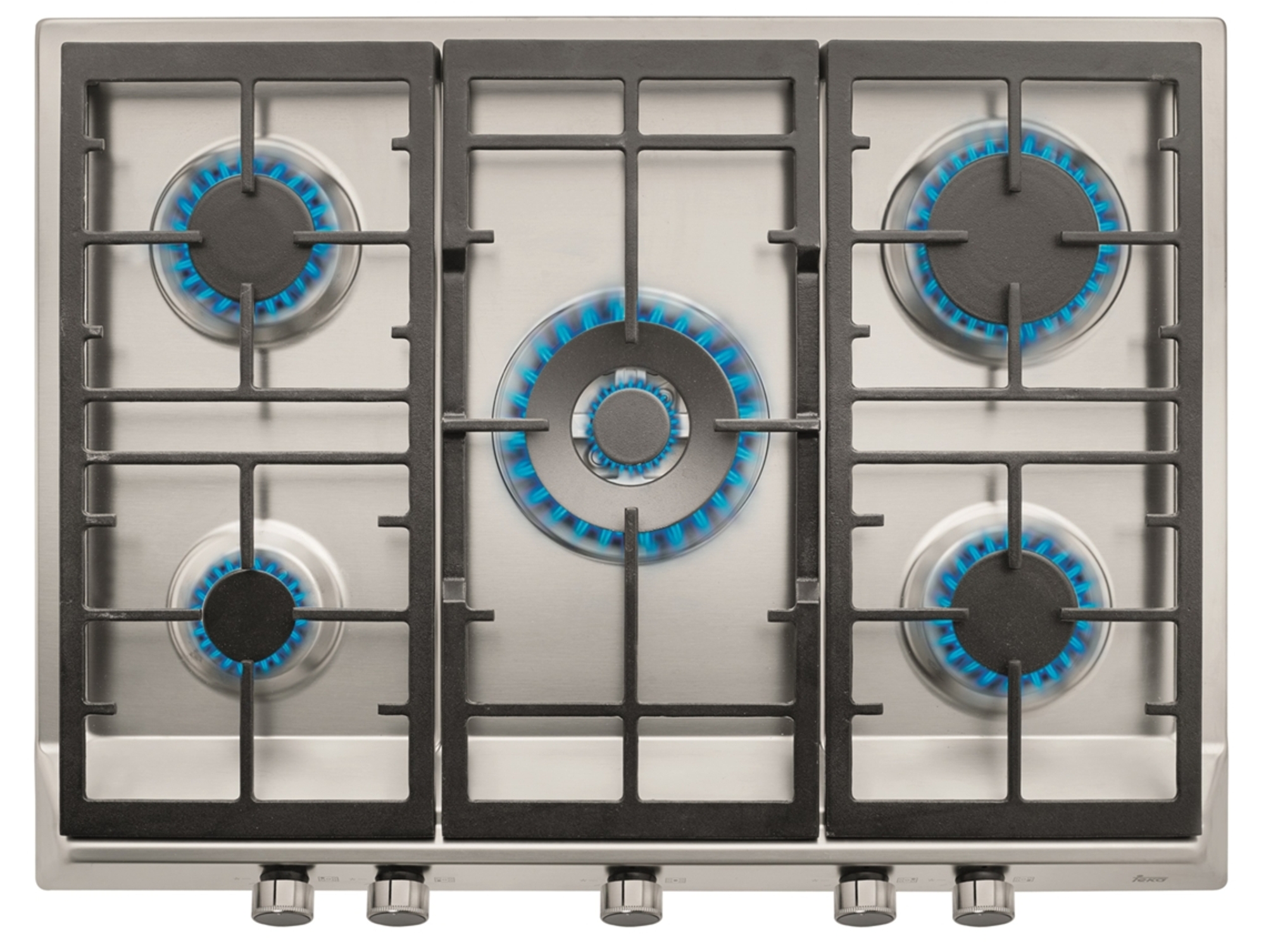 Placa de Gas TEKA EX 70.1 5G AI AL DR CI (Gas Natural - 68 cm - Inox)
