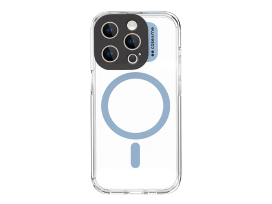 Funda para iPhone 15 Pro SBS Magsafe Transparente Azul