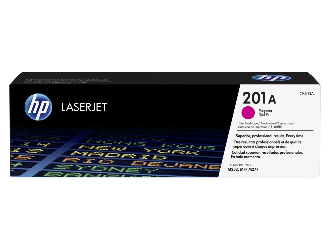 Cartucho de tóner Original HP 201A Magenta para HP Color LaserJet Pro MFP, M277, M252