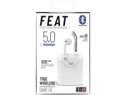 Auriculares Bluetooth True Wireless TNB Ebfeatwh (In Ear - Micrófono - Blanco)