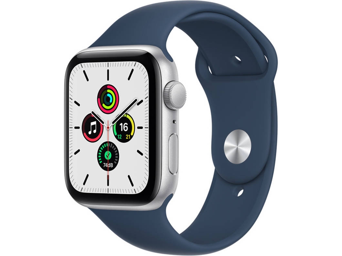 APPLE Watch SE GPS+Cellular 44 mm Plata con Correa Deportiva Abismo