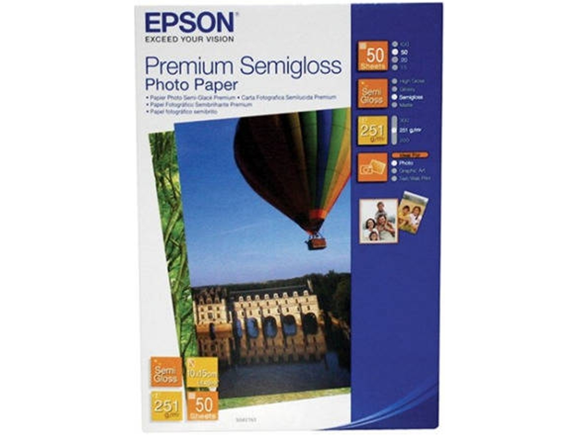 Papel EPSON Premium Semigloss Photo