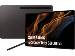 Tablet SAMSUNG Galaxy Tab S8 Ultra (14.6'' - 128 GB - 8 GB RAM - Wi-Fi - Gris)