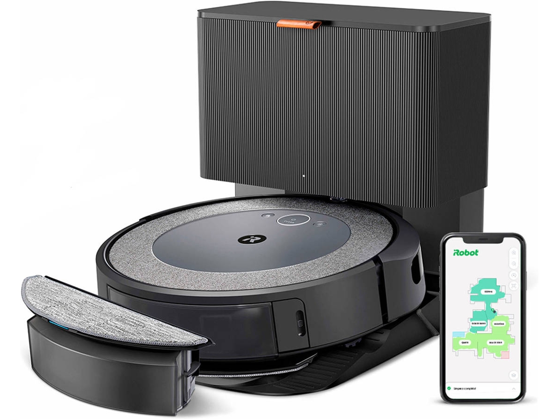Aspirador Robot IROBOT Roomba Combo I5+ Gris Texturizado