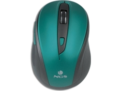Ratón NGS Silent (Inalámbrico - 1600 dpi - Negro)
