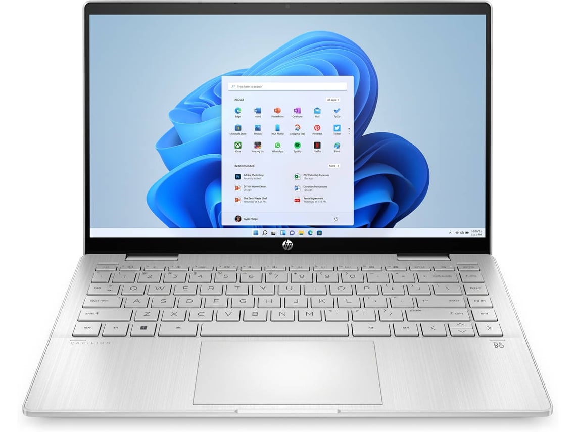 Portátil Convertible 2 en 1HP Pavilion x360 14-ek0011ns (14'' - Intel Core i5-1235U - RAM: 8 GB - 512 GB SSD - Intel Iris Xe Graphics)