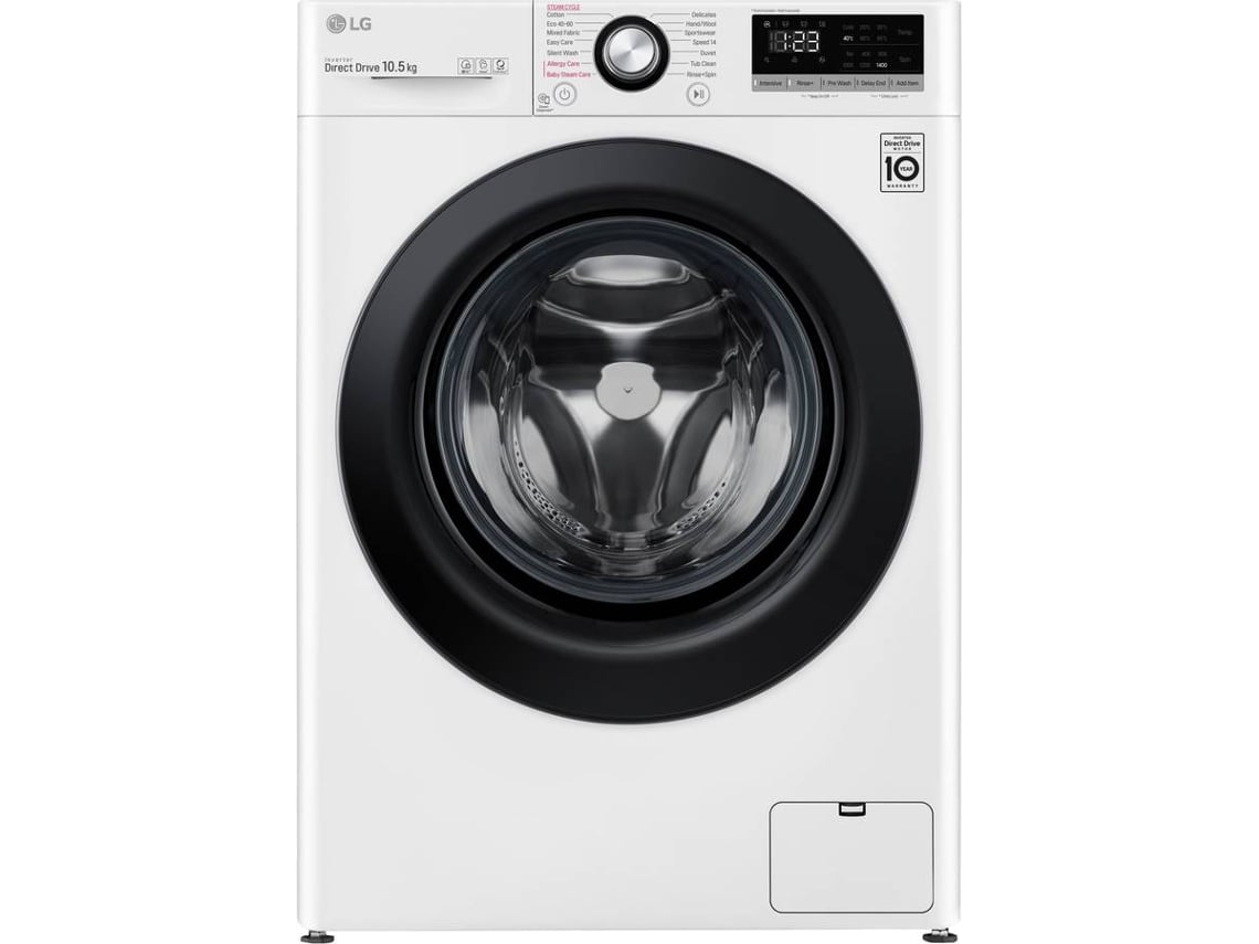 Lavadora LG F4WV3010S6W (10.5 kg - 1400 rpm - Blanco)