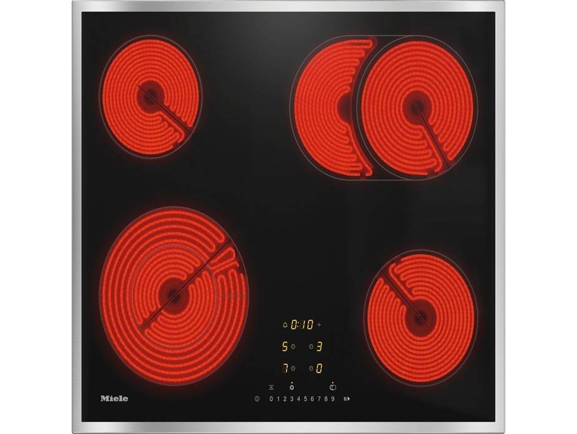 Placa de Inducción MIELE KM 6540 FR (Eléctrica - 61.4 cm - Negro)