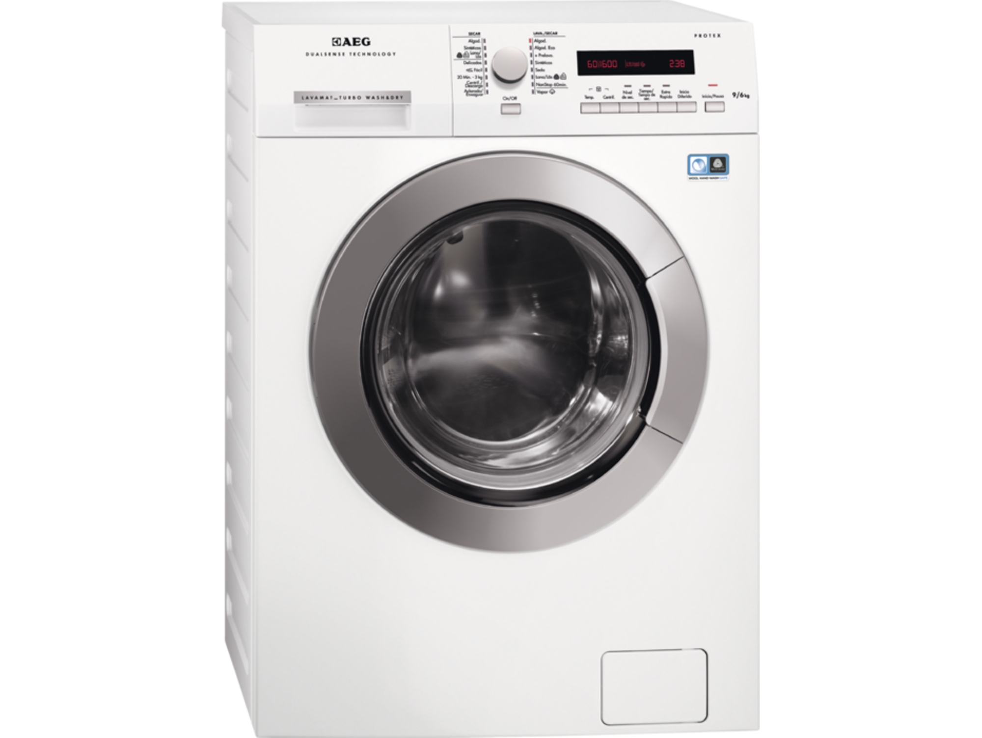 Lavasecadora AEG L55NWD  (6/9 kg - 1600 rpm - Blanco)