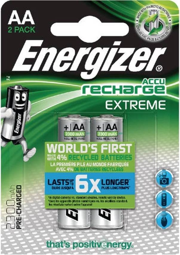 Pila Recargable ENERGIZER HR06 2300mAh BL2