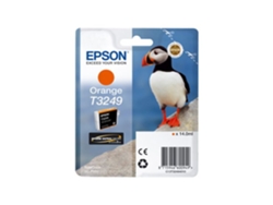 Cartucho de tinta original EPSON, T3249, Puffin 14 ml, Naranja, C13T32494010