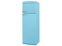 Frigorífico 2 puertas BECKEN Vintage Lovers Bdd3363 BL (Outlet Grado A - Estático - 175.4 cm - 304 L Azul)