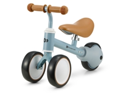 Triciclo De Equilibrio Kinderkraft CUTIE con estructura resistente, rodamientos en la rueda trasera y diseño divertido Azul
