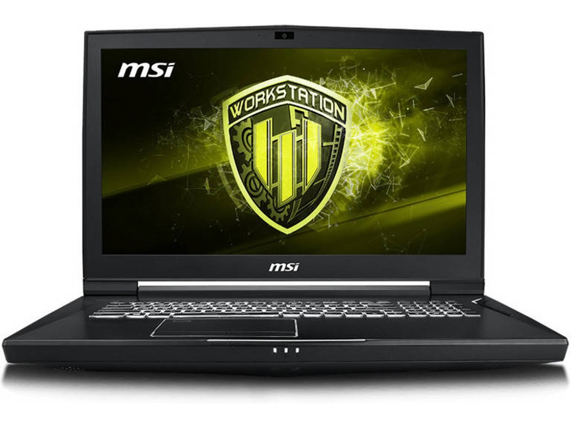 Portátil WorkStation MSI WT75 9SK-098ES - 9S7-17A512-098 (17.3'' - Intel Core i7-9700K - RAM: 64 GB - 1 TB SSD - NVIDIA Quadro P3200)