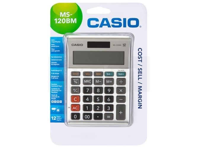 Calculadora Oficina CASIO MS-120 BM