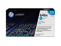 Cartucho de tóner original LaserJet HP 646A cian para Laserjet Enterprise  serie CM4540mfp