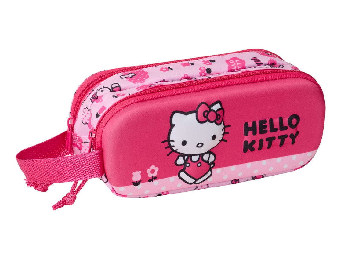 Estuche Doble HELLO KITTY 3D (21 x 6 x 8 cm)