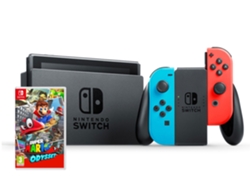 Consola Nintendo Switch + Juego Super Mario Odyssey (32 GB)