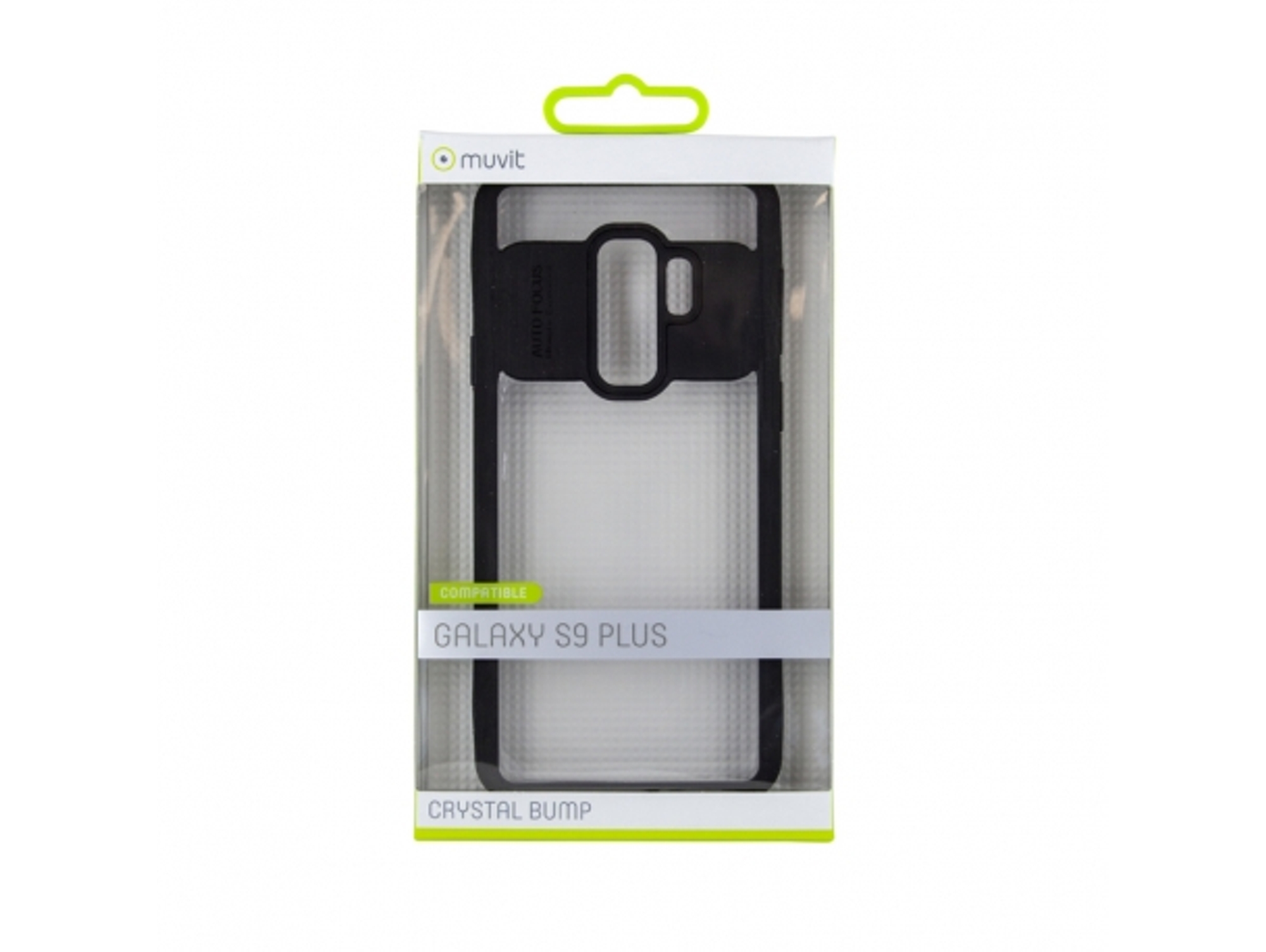 Funda Crystal MUVIT para Samsung Galaxy S9 Plus Negro