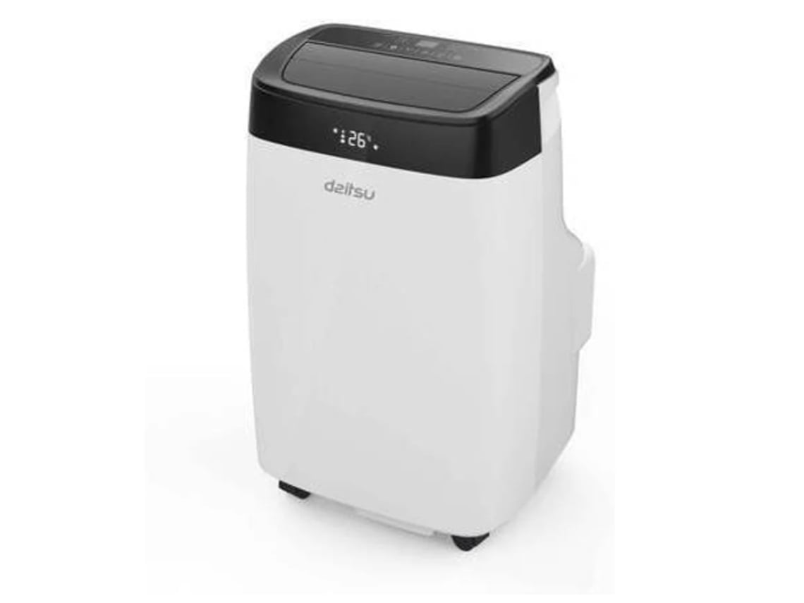 Aire Acondicionado Portátil DAITSU APD 12FCX c/ Bomba de calor (24 m² - 12000 BTU - Blanco)