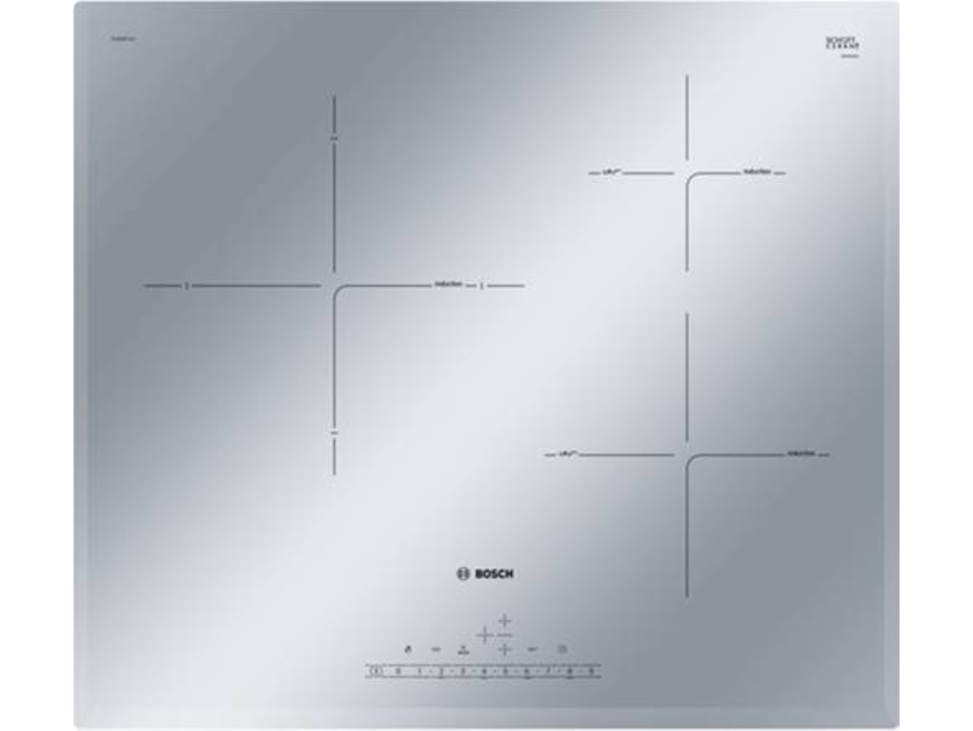 Placa de Inducción BOSCH PIJ659FC1E (Caja Abierta - Eléctrica - 59.2 cm - Inox)