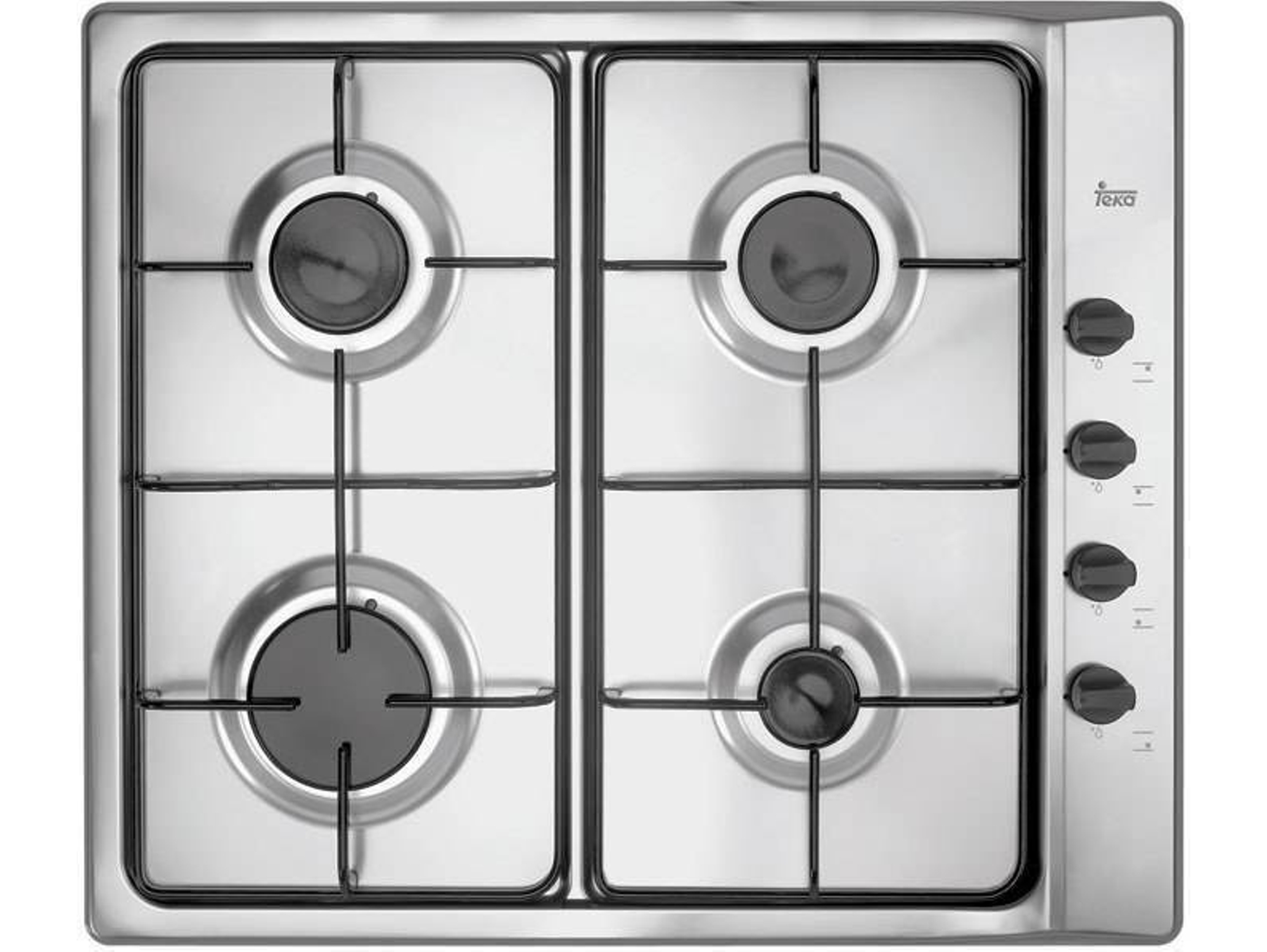 Placa de Gas TEKA e60.3 4g Al (Caja Abierta - Gas Butano-propano - 60 cm - Inox)