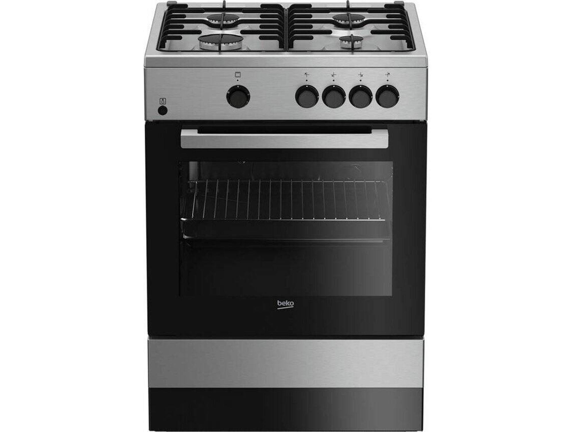 Cocina BEKO FSG62000DXL (64 L - Gas Butano-propano - Inox) 60x60