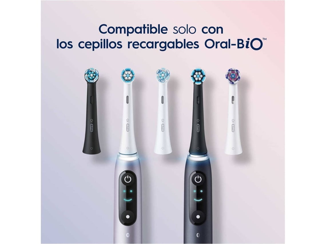 Recambio de Cepillo Eléctrico ORAL B iO Gentle Care Negro (2