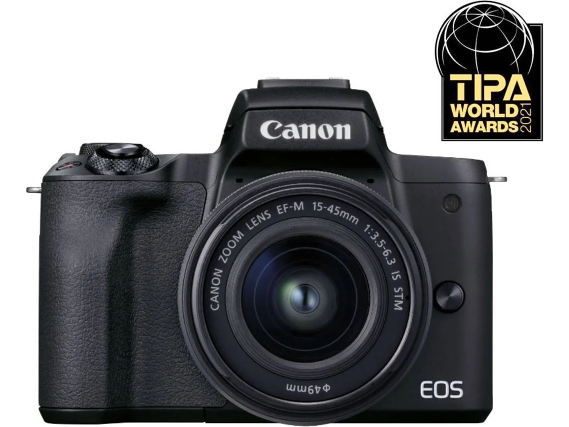 Kit Cámara Mirrorless CANON EOS M50 Mark II EF-M 15-45