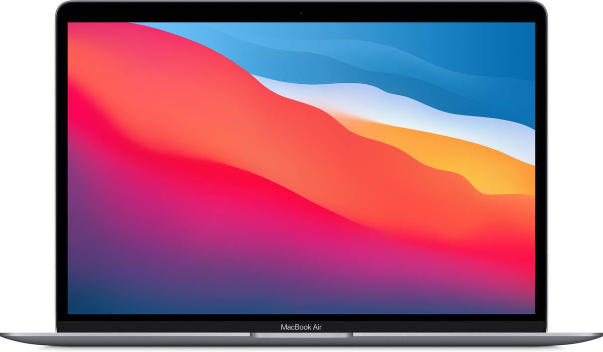 Macbook Air APPLE Gris Espacial - MGN73Y/A (13.3'' - Apple M1 - RAM: 8 GB - 512 GB SSD - Integrada)