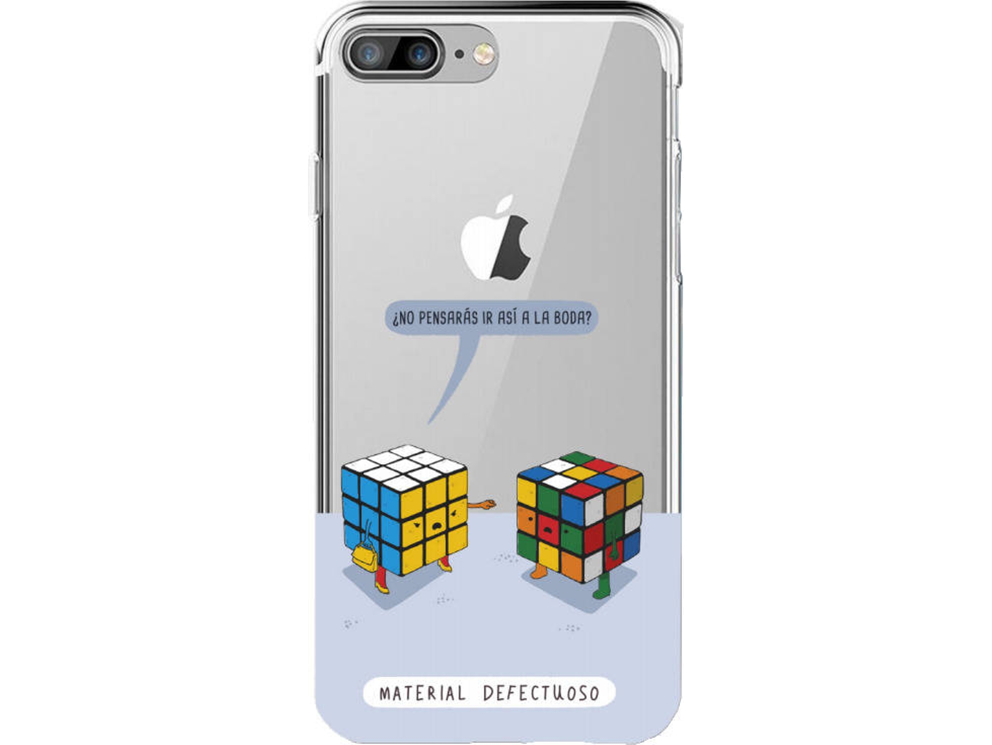 Carcasa iPhone 7 Plus, 8 Plus MATERIAL DEFECTUOSO Rubick Multicolor