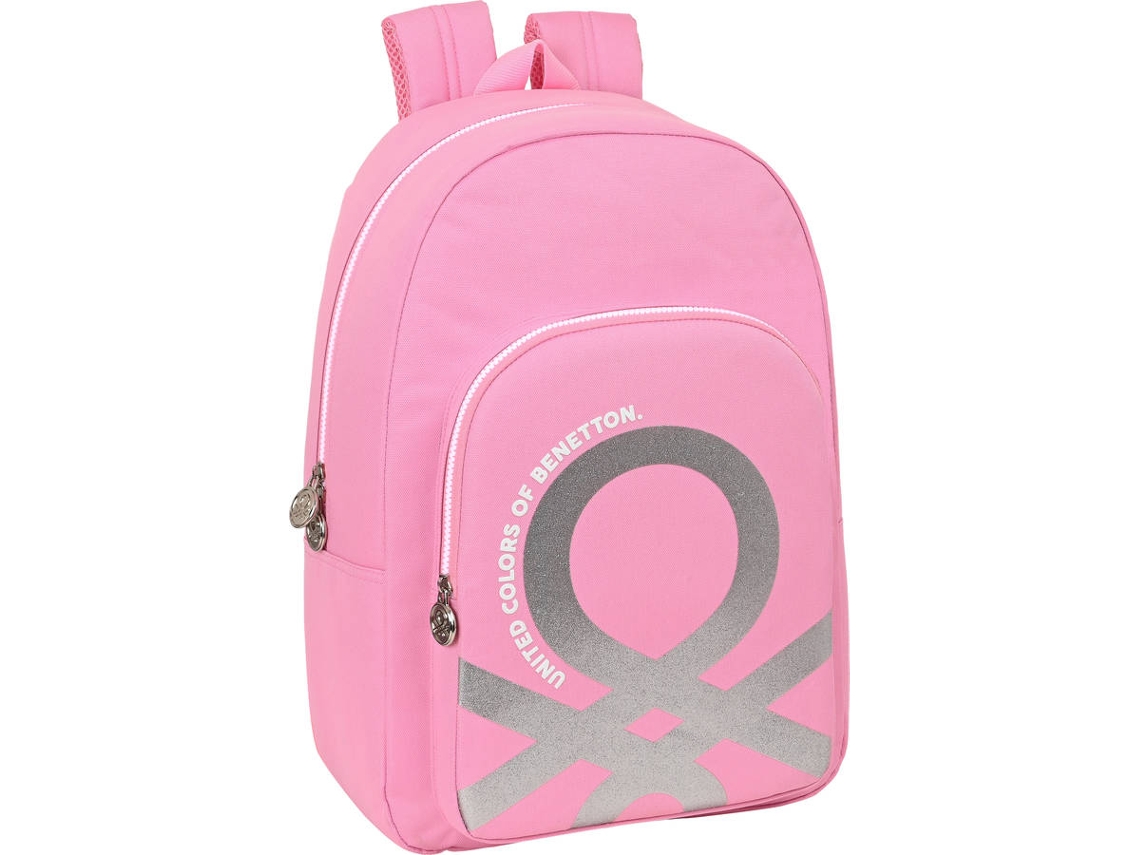 Mochila BENETTON Flamingo (30 x 46 x 4 - Rosa)