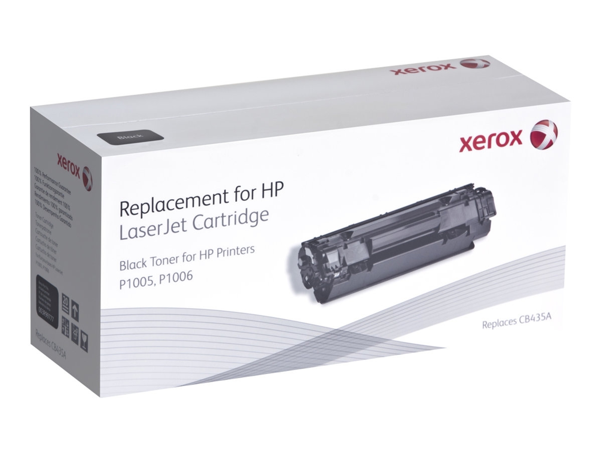 Tóner Xerox Negro compatible con HP 35A para usar con HP LJ P1005, P1006