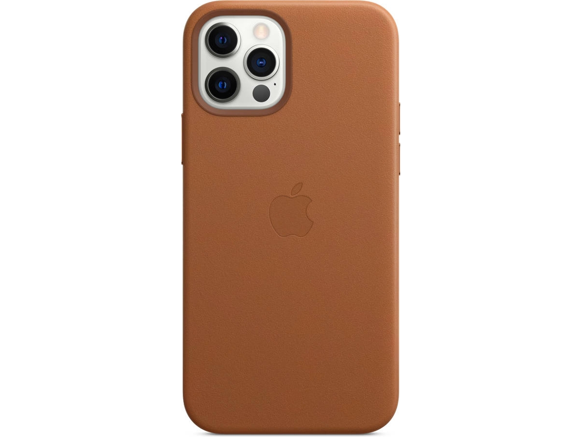 Funda MagSafe iPhone 12 / 12 Pro APPLE Piel Marrón Caramelo