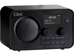 Radio Portátil CLINT Classic DAB+ / FM Radio Bluetooth Negro